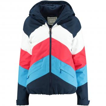 Protest BELLINI Veste Femme, Couleur Bleu/Rouge, Taille 40