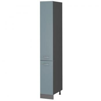 Hochschrank R-Line Anthrazit Blau Grau 30 cm
