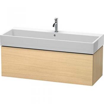 Lavabos bajo encimera Duravit tipo L-Cube en color madera roble, dimensión 394x1184x459 mm
