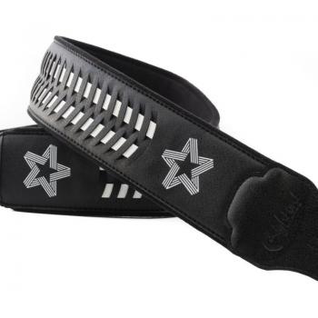 RightOn! Black Paul Turner Guitar Strap