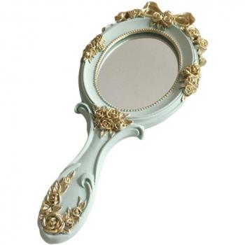 Princess Style Handheld Makeup Mirror
