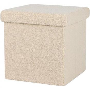 Pouf Kube de rangement pliable