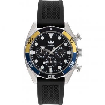 Adidas Black 43mm AOFH23 Mineral Watch – Unisex One Size