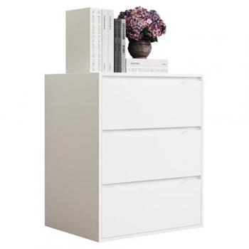 Cassettiera Comodino VCM Madia – Malira L in Bianco, 78x65x48 cm