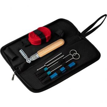 Pack d'outils d'accordeur de piano 7 pièces avec marteau silencieux et étui de transport