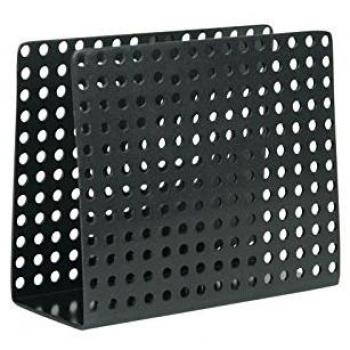 Porte-serviettes noir Metro 15 x 12 x 6,5 cm