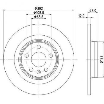 Disque de frein VOLVO 8DD 355 126-991