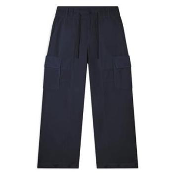 Pantalon femme Freddy en popeline bleu
