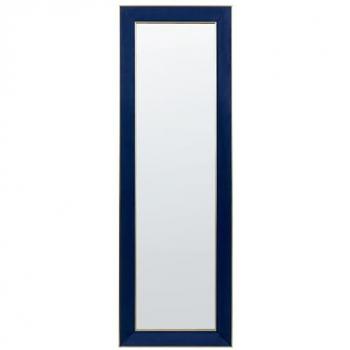 Miroir rectangulaire Lautrec en velours bleu