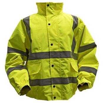 Sealey 802L Hi-Vis Yellow Jacket with Quilted Lining