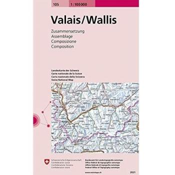 Swisstopo 1 : 100 000 Valais / Wallis: Zusammensetzung