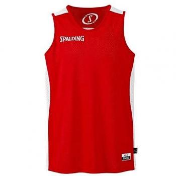 Spalding Reversibles Shirt Herren, rot/Weiß, 4XL