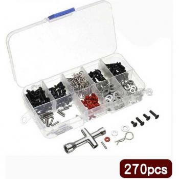 1/10 HSP RC Car Special Repair Tools and Screws Kit, 270 Pieces