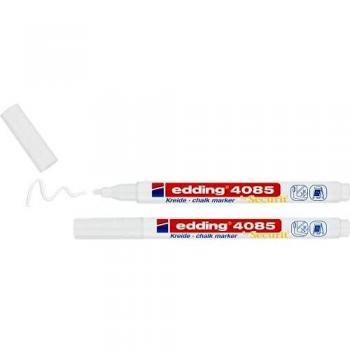 Marqueurs Edding e-4085, blanc, 1-2 mm, pointe ronde, paquet de 2