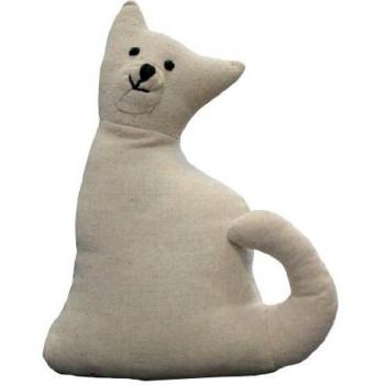 Cale porte en coton/lin chaton