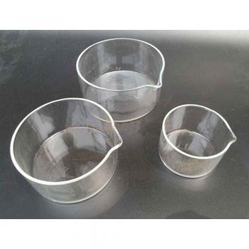 8 verres plats en verre Boro 3.3, 90mm