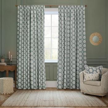 Sesleaf Blackout Pencil Pleat Drapes – Light Blue, 229 cm × 137 cm