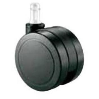 Ruote 65mm in Nylon Nero – Set 5