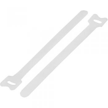 Fascette con gancio e occhiello 240 mm x 16 mm Bianche