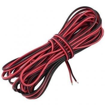Cable de cobre de 10 metros con doble núcleo y aislamiento de alambre