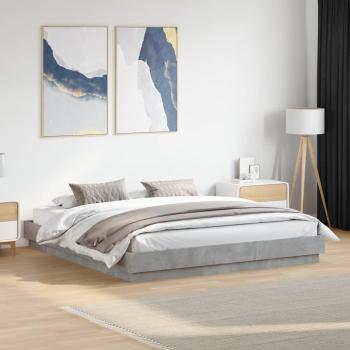 VidaXL Bettgestell mit integrierter LED-Beleuchtung 200x200 cm
