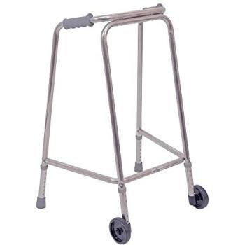 Ultra Narrow Mobile Walking Frame with Wheels – 490 mm Width – Small