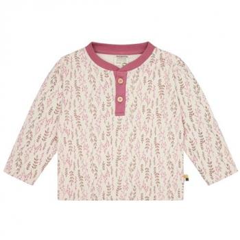 Loud + Proud Kinderlangarmshirt Knopfleiste – Biobaumwolle, GOTS