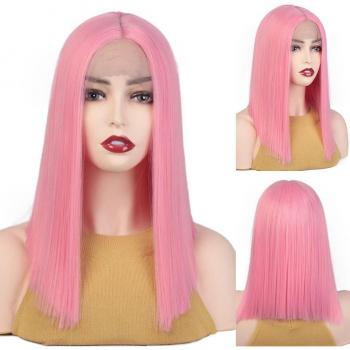 Perruque Violette Lace Front Synthétique