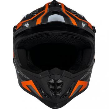 IXS 363 2.0 Casco de Motocross Negro Mate-Naranja-Antracita