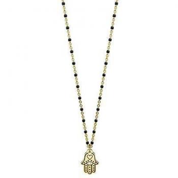 Collier en acier 316L Main de Fatima PVD or Kidult