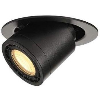 SLV 116320 Einbauleuchte rund Schwarz