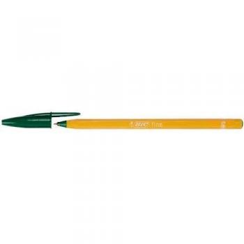 BIC NARANJA BOLÍGRAFO ORIGINAL FINE VERDE CAJA -20U