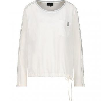 MONARI Schlupfbluse Creme mit Glitzerdetail Größe 42