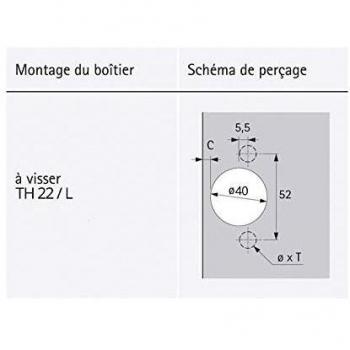 Hettich MB‑Scharnier 9935 – 95° Kröpfung, Zinkdruckguss