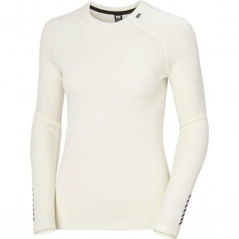Helly Hansen Camiseta Lifa Merino de Manga Larga para Mujer Color Blanco (L)