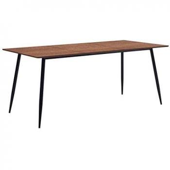 Table de Salle à Manger vidaXL Marron 180x90x75 cm MDF