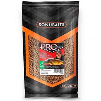 Sonubaits Pro Feed Pellets 4 mm Noir/Orange