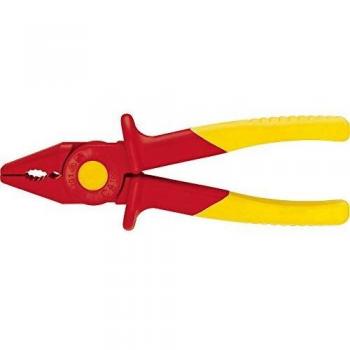 KNIPEX Plastic Flat Nose Pliers 1000V Insulated 180mm