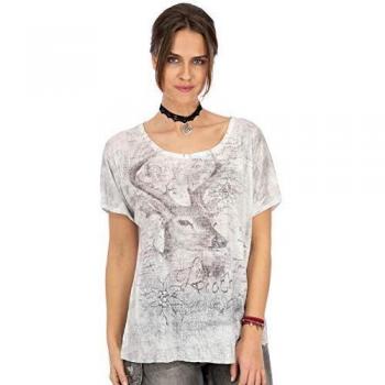 Hangowear Damen T-Shirt Carla, Offwhite, Größe M