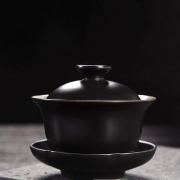 Handmade 150ml Ceramics Tea Set with Gaiwan and Teacup