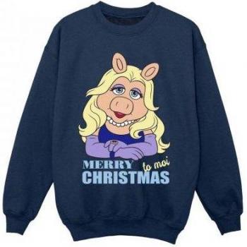Disney Girls Muppets Miss Piggy Queen of Holidays Sweatshirt 12-13