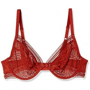 Sans Complexe Sujetador de Plumas, Naranja, 80/95C