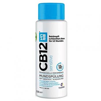Cb12 Sensitive Mundspülung: Mundwasser mit Zinkacetat & Chlorhexidin 500 ml