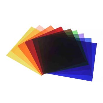 Broncolor 7 Colour Filter Set for L40 Studio Barn Doors – 9 Units