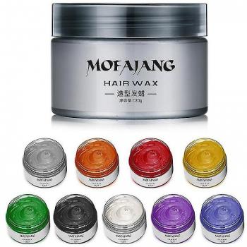 Mofajang Cera de Teñido 9 Colores DIY para Cabello Unisex