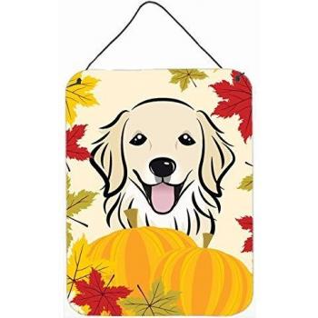 Multicolor Golden Retriever Thanksgiving Canvas