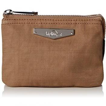 Kipling Women’s Creative Compact Purse – Beige, Black Light