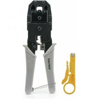 Crimpatrice con spelacavi RJ45-RJ11-RJ12 Vultech