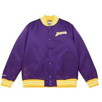 Satin Premium Mitchell & Ness Los Angeles Lakers Hoodie