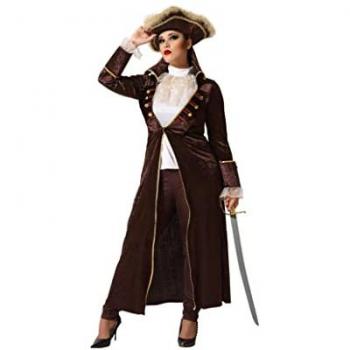 Disfraz Pirata Marrón Mujer Talla XXL